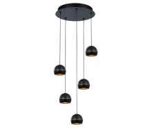 Подвесной светильник MD21001034 MD21001034-5A black/gold DeLight Collection