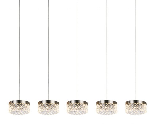 Подвесной светильник Diamond cut MD21020075-5B satin nickel DeLight Collection Подвесной светильник Diamond cut MD21020075-5B satin nickel DeLight Collection