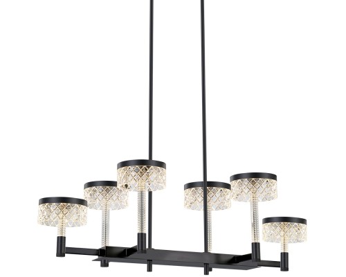 Подвесная люстра Diamond cut MD21020075-6B matt black DeLight Collection Подвесная люстра Diamond cut MD21020075-6B matt black DeLight Collection