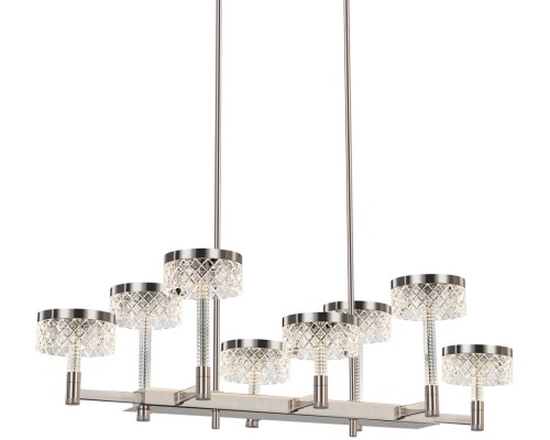 Подвесная люстра Diamond cut MD21020075-8B satin nickel DeLight Collection Подвесная люстра Diamond cut MD21020075-8B satin nickel DeLight Collection