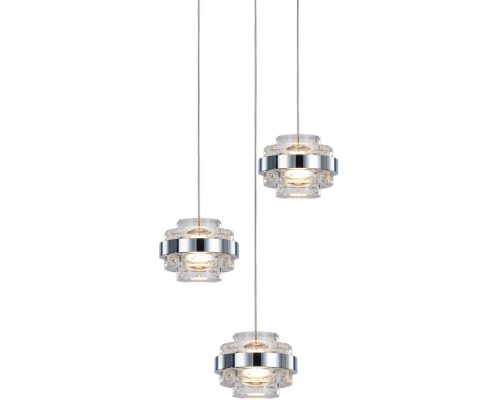 Подвесной светильник Indiana MD22030002-3A chrome/clear DeLight Collection Подвесной светильник Indiana MD22030002-3A chrome/clear DeLight Collection