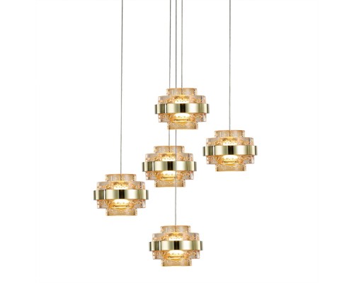 Подвесной светильник Indiana MD22030002-5A gold/champagne DeLight Collection Подвесной светильник Indiana MD22030002-5A gold/champagne DeLight Collection