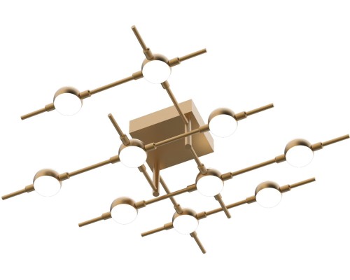 Потолочная люстра Molecular MX18001067-10A gold DeLight Collection Потолочная люстра Molecular MX18001067-10A gold DeLight Collection