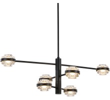 Подвесная люстра Indiana MX22030002-6A black/clear DeLight Collection