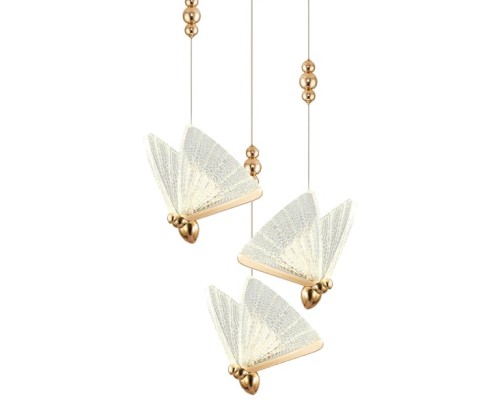 Подвесной светильник Butterfly OM8201008-3 rose gold DeLight Collection Подвесной светильник Butterfly OM8201008-3 rose gold DeLight Collection