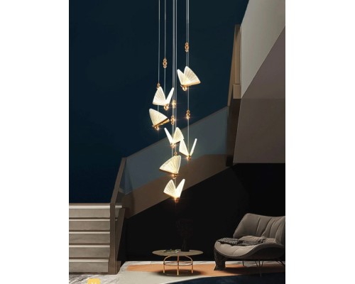 Подвесной светильник Butterfly OM8201008-7 rose gold DeLight Collection Подвесной светильник Butterfly OM8201008-7 rose gold DeLight Collection