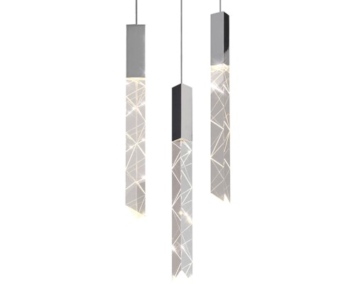 Подвесной светильник Trinity OM8201013-3 chrome DeLight Collection Подвесной светильник Trinity OM8201013-3 chrome DeLight Collection