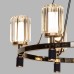 Подвесная люстра P0738 P0738-6A gold/pearl black DeLight Collection