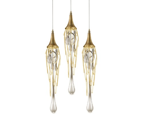 Подвесной светильник Goddess Tears P68009L-3/R gold DeLight Collection Подвесной светильник Goddess Tears P68009L-3/R gold DeLight Collection