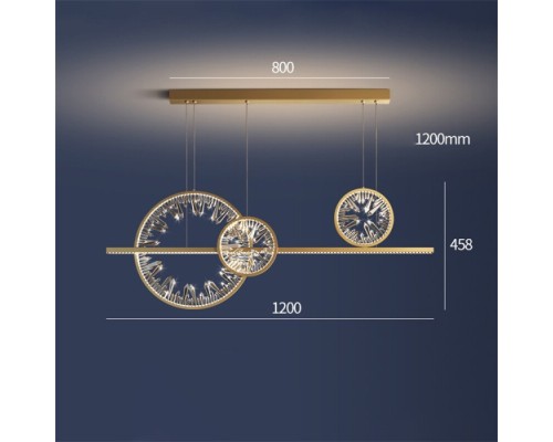 Подвесная люстра XD XD-120B gold DeLight Collection Подвесная люстра XD XD-120B gold DeLight Collection