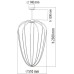 Подвесная люстра Стелла 412010701 DeMarkt