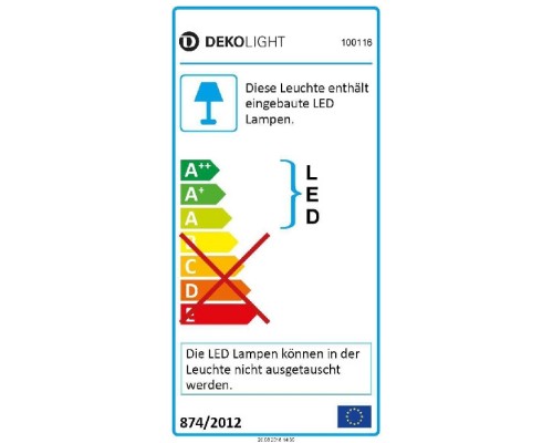 Встраиваемый светильник уличный Flat 100116 Deko-Light