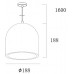 Подвесной светильник Concreto 342128 Deko-Light