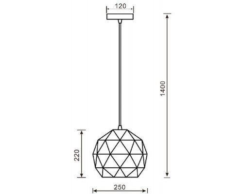 Подвесной светильник Asterope round 342129 Deko-Light Подвесной светильник Asterope round 342129 Deko-Light