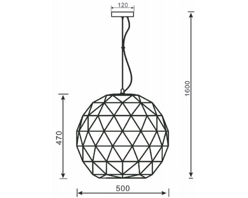 Подвесной светильник Asterope round 342134 Deko-Light Подвесной светильник Asterope round 342134 Deko-Light