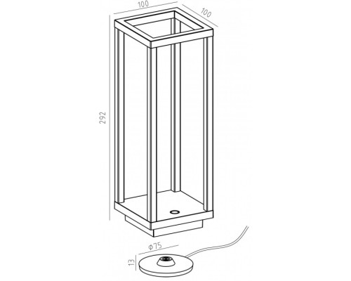 Интерьерная настольная лампа Crucis 346043 Deko-Light Интерьерная настольная лампа Crucis 346043 Deko-Light