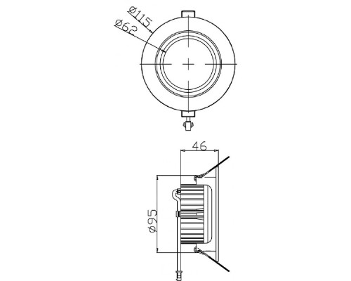 Точечный светильник COB 565307 Deko-Light Точечный светильник COB 565307 Deko-Light