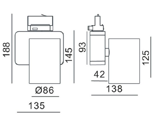 Трековый светильник Nihal 707040 Deko-Light Трековый светильник Nihal 707040 Deko-Light