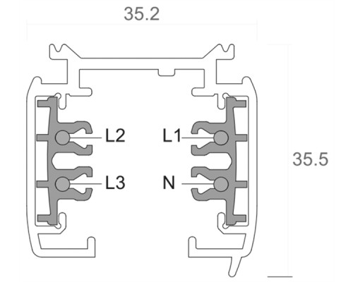 Шинопровод D Line 710000 Deko-Light