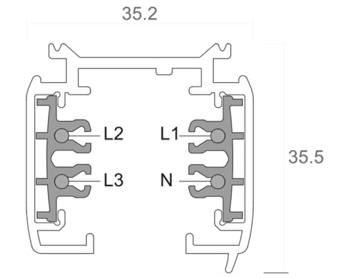 Шинопровод D Line 710001 Deko-Light