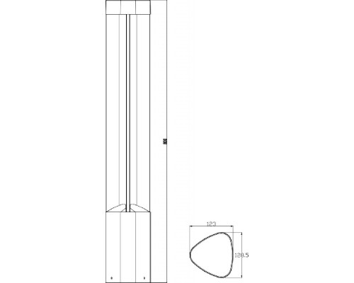 Наземный светильник Trila 730364 Deko-Light Наземный светильник Trila 730364 Deko-Light