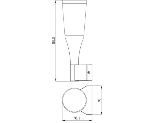 Настенный светильник уличный Bessma 731083 Deko-Light Настенный светильник уличный Bessma 731083 Deko-Light