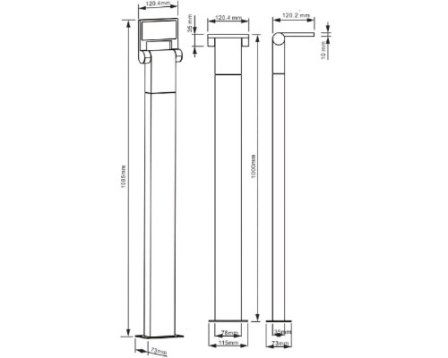 Наземный светильник Robi flex 733007 Deko-Light Наземный светильник Robi flex 733007 Deko-Light