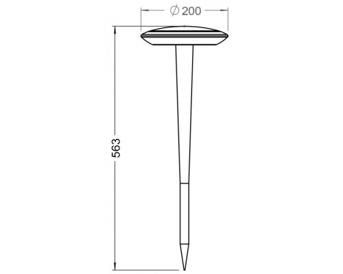 Наземный светильник Bermuda 733060 Deko-Light