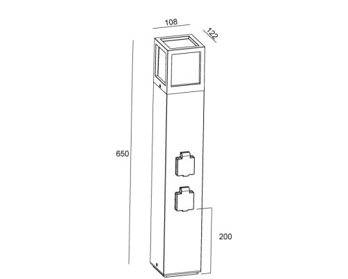 Наземный светильник Facado 733064 Deko-Light Наземный светильник Facado 733064 Deko-Light