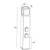 Наземный светильник Facado 733064 Deko-Light