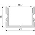 Профиль для светодиодной ленты AU-02-15 970160 Deko-Light