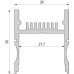 Профиль для светодиодной ленты AH-01-20 970261 Deko-Light