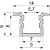 Профиль для светодиодной ленты ET-02-05 975183 Deko-Light