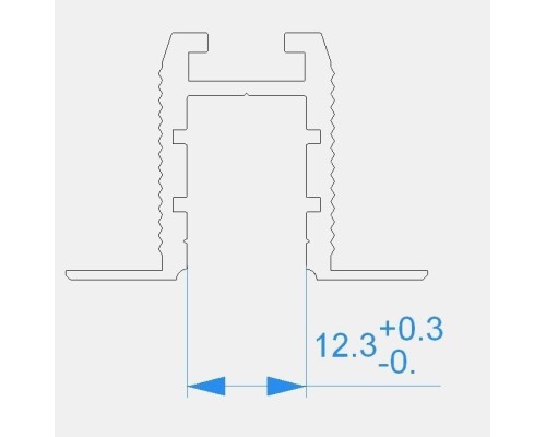Профиль для светодиодной ленты ET-03-10 975475 Deko-Light Профиль для светодиодной ленты ET-03-10 975475 Deko-Light