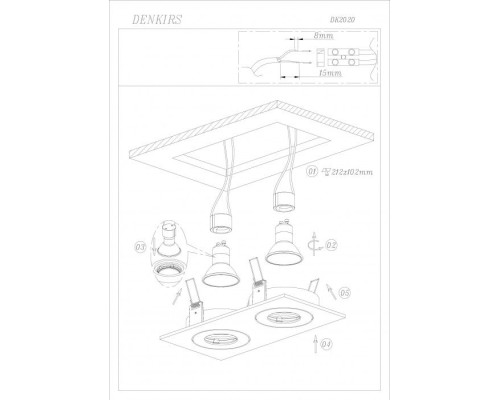 Точечный светильник DK2020 DK2020-BK Denkirs Точечный светильник DK2020 DK2020-BK Denkirs