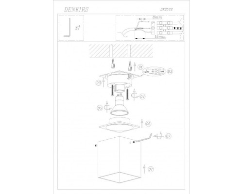 Точечный светильник DK2033-WH Denkirs Точечный светильник DK2033-WH Denkirs