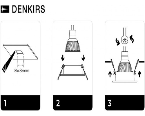 Точечный светильник DK3025-WH Denkirs Точечный светильник DK3025-WH Denkirs