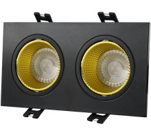 Точечный светильник DK3072-BK+YE Denkirs