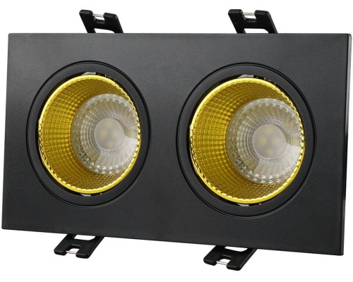 Точечный светильник DK3072-BK+YE Denkirs
