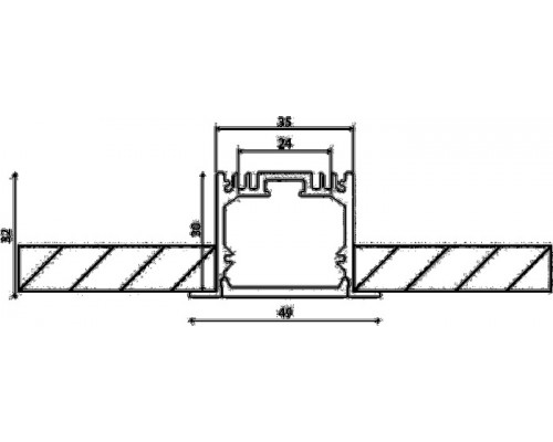 Профиль LE LE.4932-R DesignLed Профиль LE LE.4932-R DesignLed