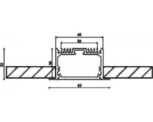 Профиль LE LE.6332-R DesignLed Профиль LE LE.6332-R DesignLed