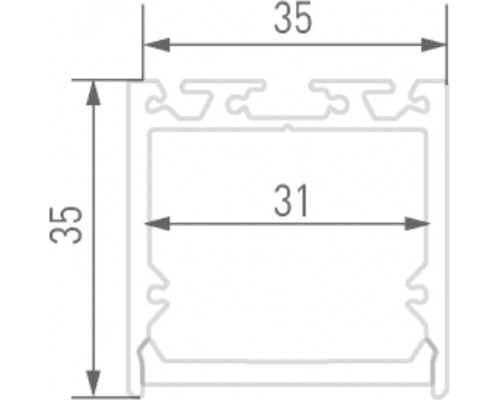 Профиль LS LS.3535-R DesignLed Профиль LS LS.3535-R DesignLed