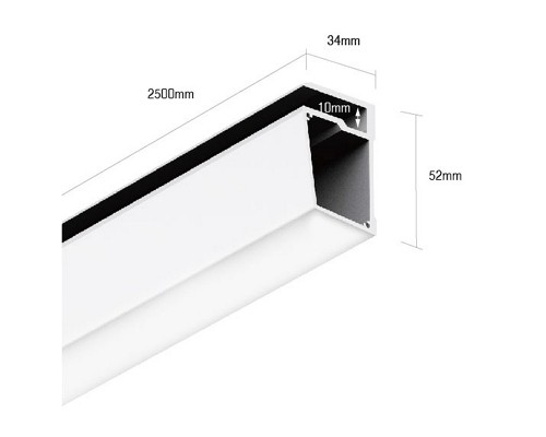 Профиль для светодиодной ленты PS PS.3452 DesignLed Профиль для светодиодной ленты PS PS.3452 DesignLed