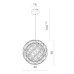 Подвесной светильник Galassia 1030/02 SP-42 Divinare