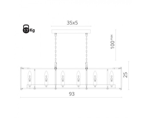 Подвесная люстра Ostin 1100/02 SP-12 Divinare Подвесная люстра Ostin 1100/02 SP-12 Divinare