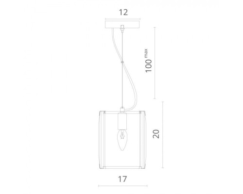 Подвесной светильник Ostin 1100/02 SP-1 Divinare Подвесной светильник Ostin 1100/02 SP-1 Divinare