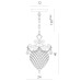 Подвесной светильник Reggia 1150/01 SP-2 Divinare