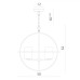 Подвесная люстра Spazio 1159/02 LM-4 Divinare