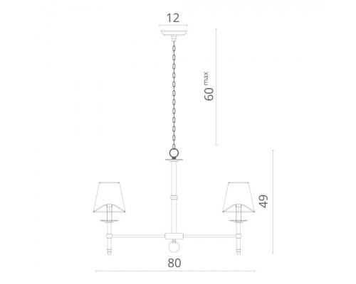 Подвесная люстра Candela 1162/01 LM-8 Divinare Подвесная люстра Candela 1162/01 LM-8 Divinare