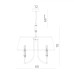 Подвесная люстра Sorpresa 1167/01 SP-6 Divinare